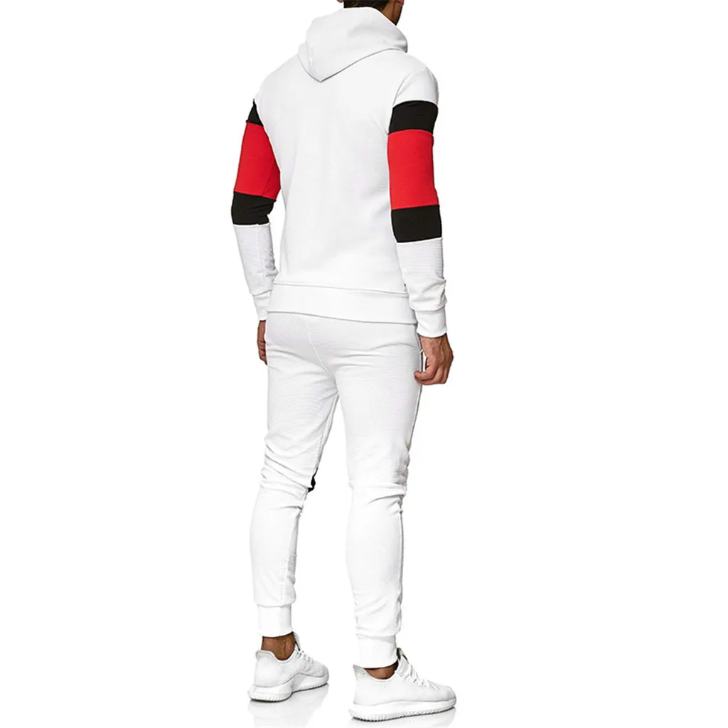 Новинка, толстовка с капюшоном, наборы, наборы для бега, толстовки+ штаны, набор, спортивная одежда, спортивный костюм, мужская толстовка с капюшоном, Осень-зима, мужские наборы#4