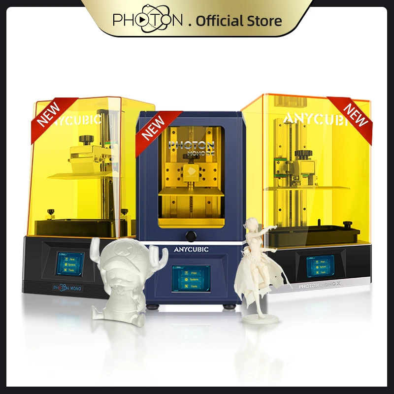 Новый 3D принтер Anycubic Photon Mono/Photon Mono X/Photon SE высокоскоростной полимерный 4K
