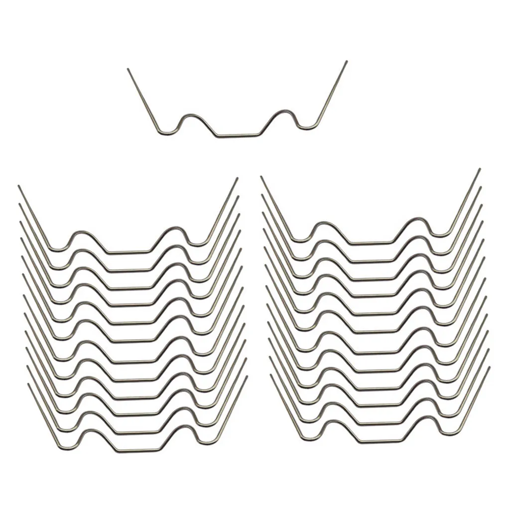 25Pcs Steel Glazing Clips W Type Wire Clip Glass Clips For Greenhouse