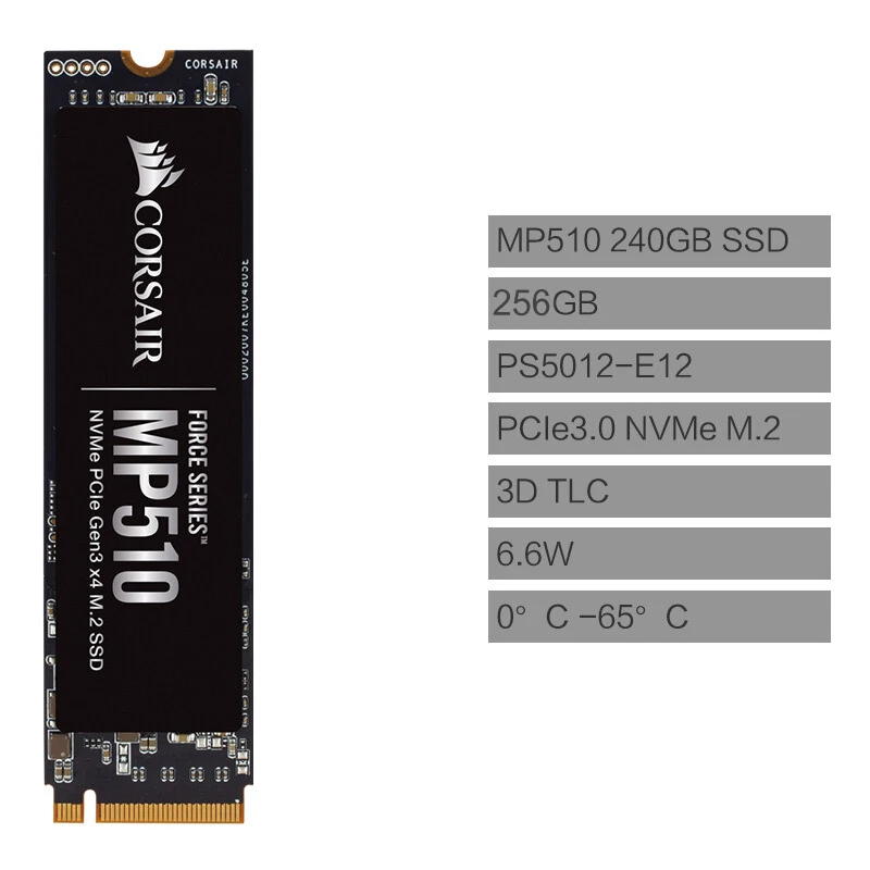 再販ご予約限定送料無料] CORSAIR M.2 SSD 480GB Force MP510 series Type2280 PCIe3.0×4  NVMe1.3