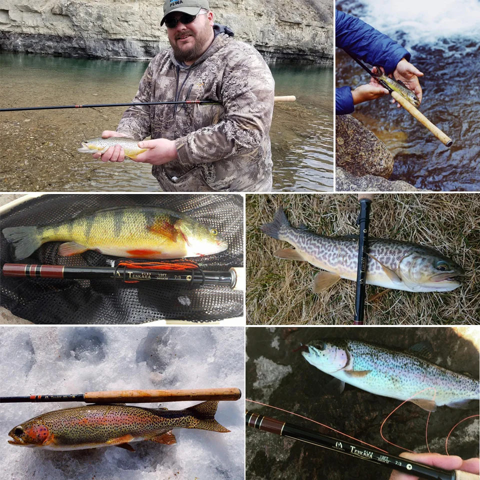 Maximumcatch телескопическая удочка для Tenkara 9 13 футов комбинированная нахлыста ловли