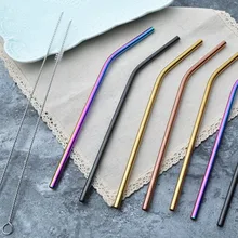 Новая маленькая портативная соломенная Чистящая Щетка из нержавеющей стали для мытья питьевой трубы соломенные щетки щетка для чистки инструмента