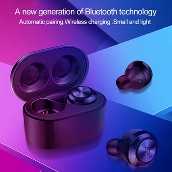 

A6 TWS in ear wireless earbuds 5.0 mini noise cancelling wireless earphone long stand by time headset with charging case