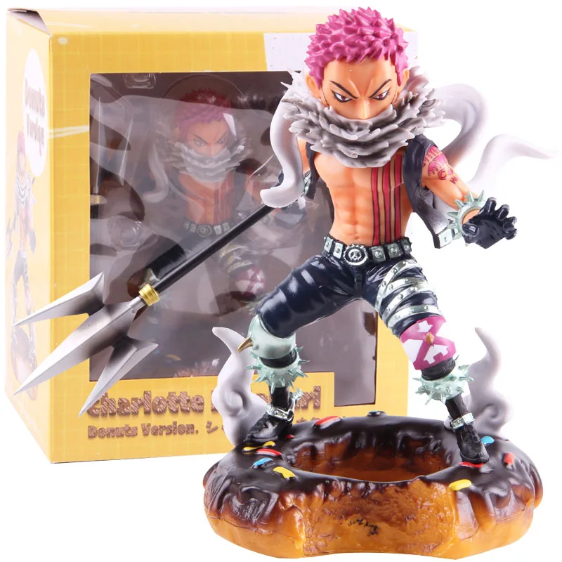 Аниме one piece Charlotte Katakuri пончики версия ПВХ Katakuri one piece фигурка Коллекционная модель игрушки