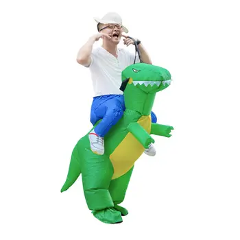 

Holiday Carnival Costume Women Men Dinosaur Inflatable Costumes Funny Party Animal Cosplay Halloween Costume for Hot