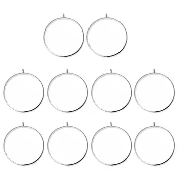 

2020 New 10Pcs Geometric Hollow Pressed Flower Resin Blank Frames Pendants Jewelry Making