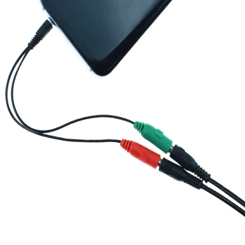 

1pcs 3.5mm 1 in 2 Couples Audio Line Earbud Headset Headphone Earphone Splitter For Pad Phone Android Mobile MP3 MP4