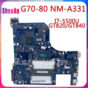 

KEFU G70-80 for Lenovo G70-70 B70-80 Z70-80 I7-5500U Motherboard AILG DDR3 HM76 Intel Z50-70 Integrated 90 Days