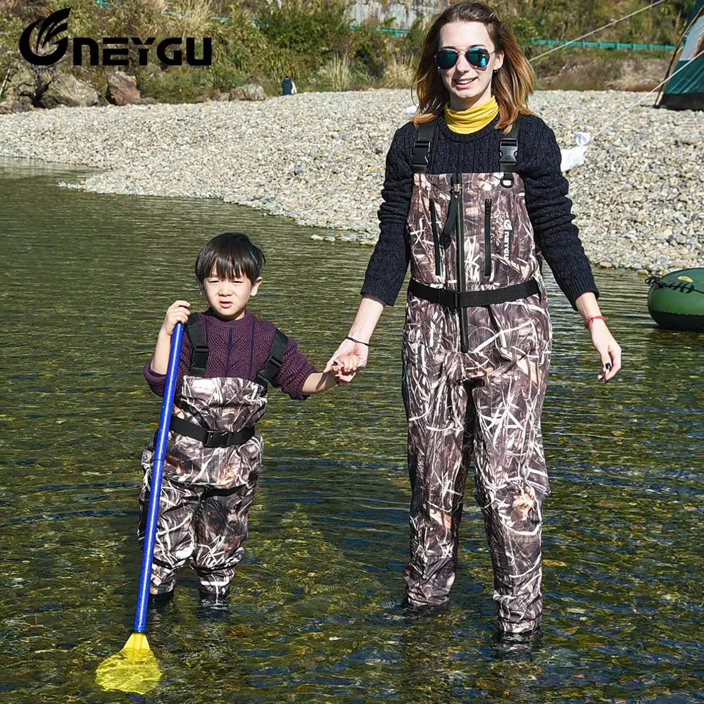 NEYGU children's and kids chest waders, fishing waders, boating