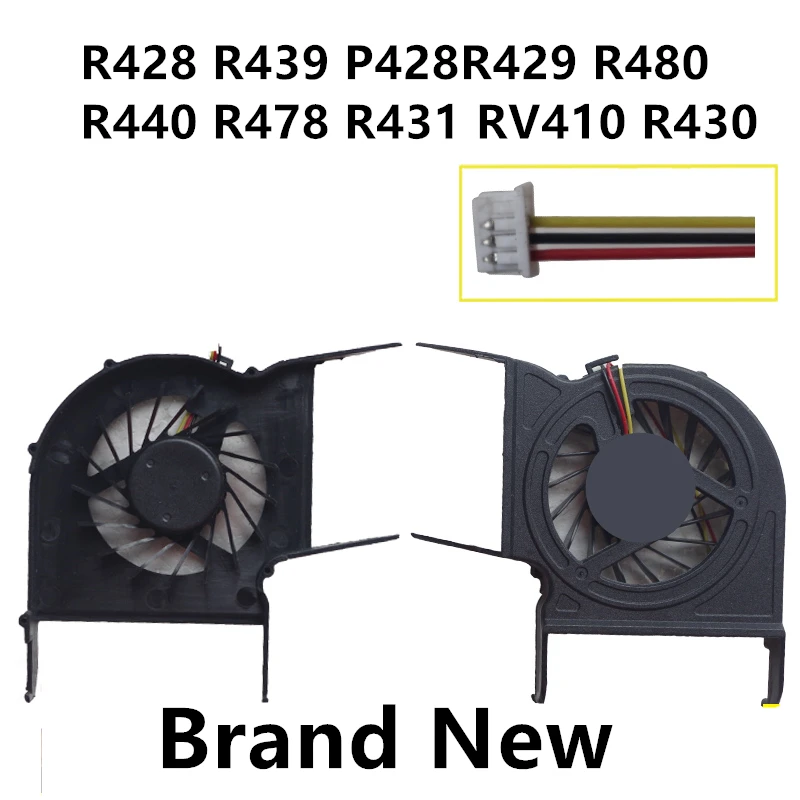 

New Laptop CPU Cooling Fan For Samsung R428 R439 P428R429 R480 R440 R478 R431 RV410 R430 Notebook Cooler Radiator