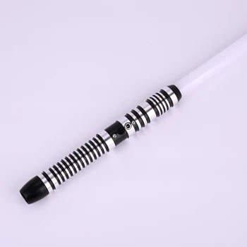

TXQsaber Cosplay RGB Lightsaber, Metal Handle 7/8inch Blade Heavy Dueling, 6 Soundfonts Force FX Flash on Crash-TS004black
