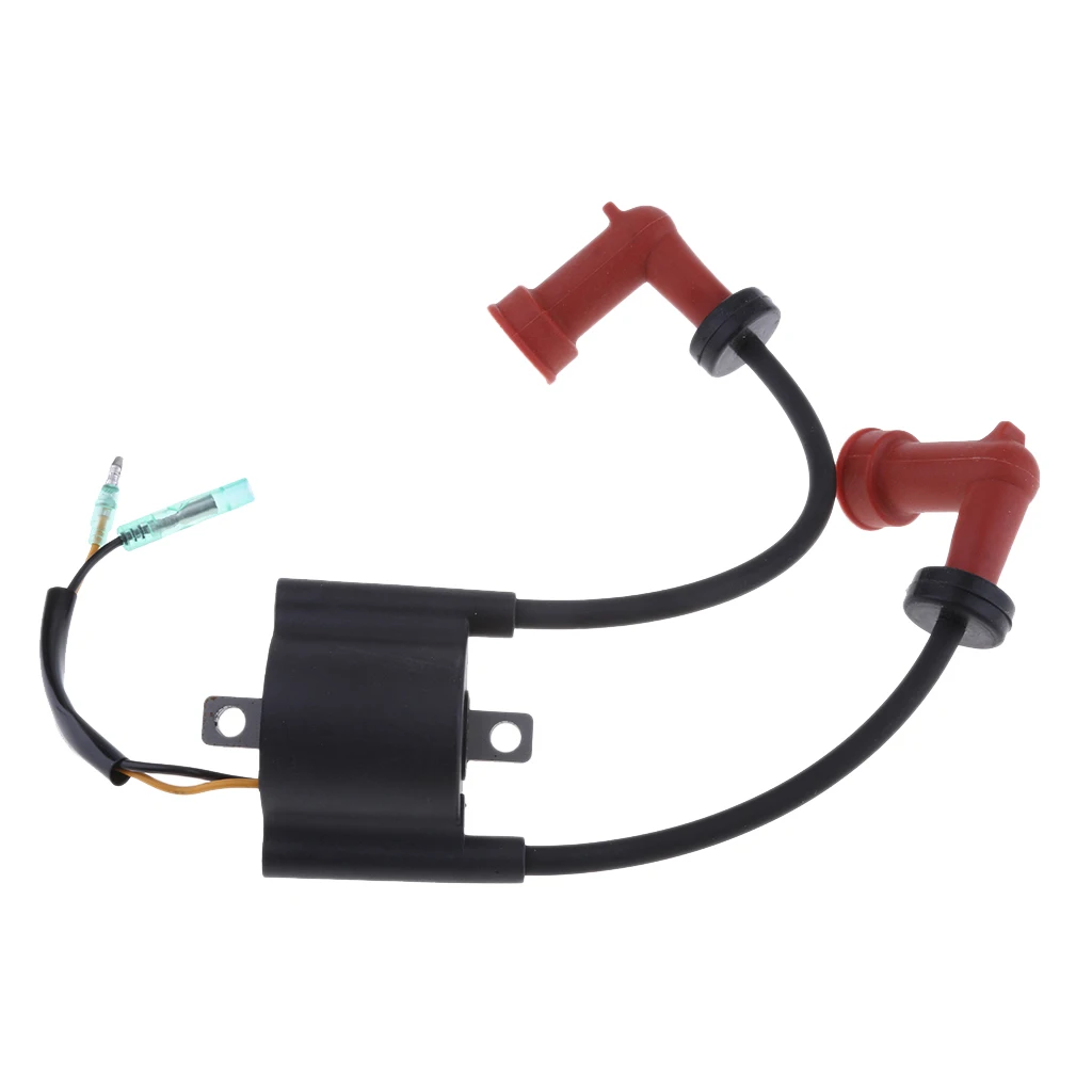 1 Set Plastic CDI Igniter Assy For Yamaha 9.9 HP 15 HP 6B4 Outboard 2 Strokes Engines Motorcycle Ignition Coil Accessories