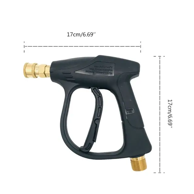 1/4 "Nagynyomású Hóhab Lance Jet Autó Alátét Állítható Fúvóka Permetező Szerszám 203F - Image 3