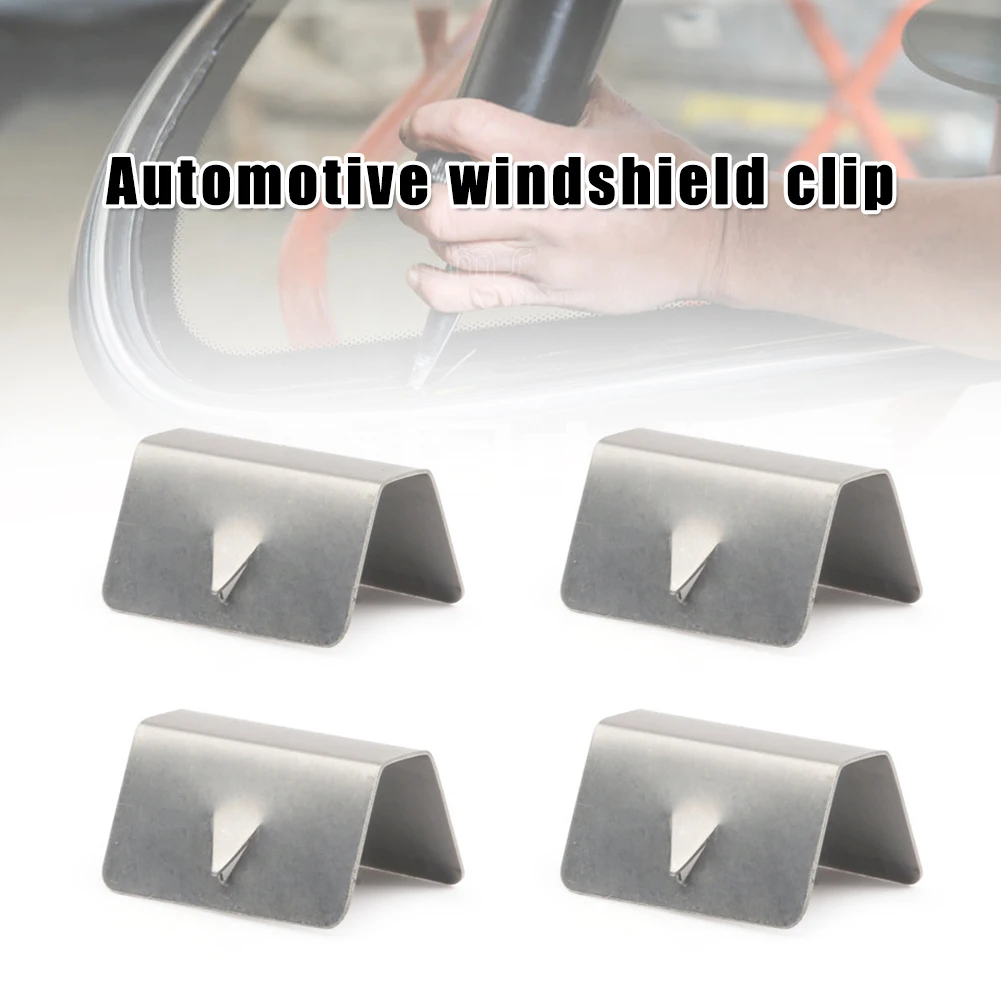 Hot10PCSWindRainDeflectorChannelMetalRetainingClipsStainless