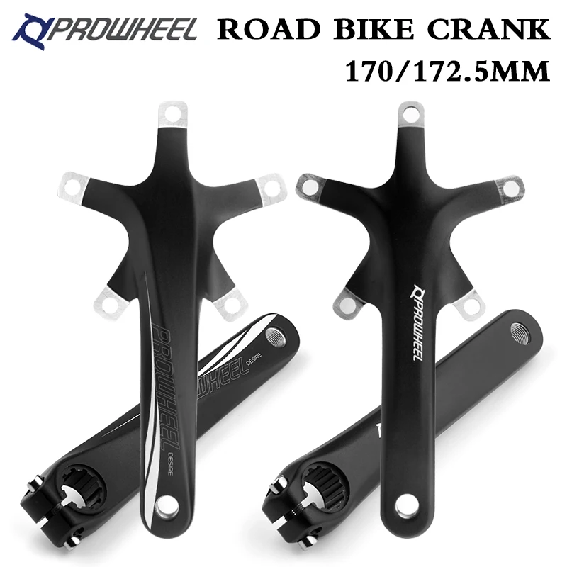 PROWHEEL 130 BCD дорожный велосипед Crankset 170/172.5 мм Кривошип с BB нижним кронштейном
