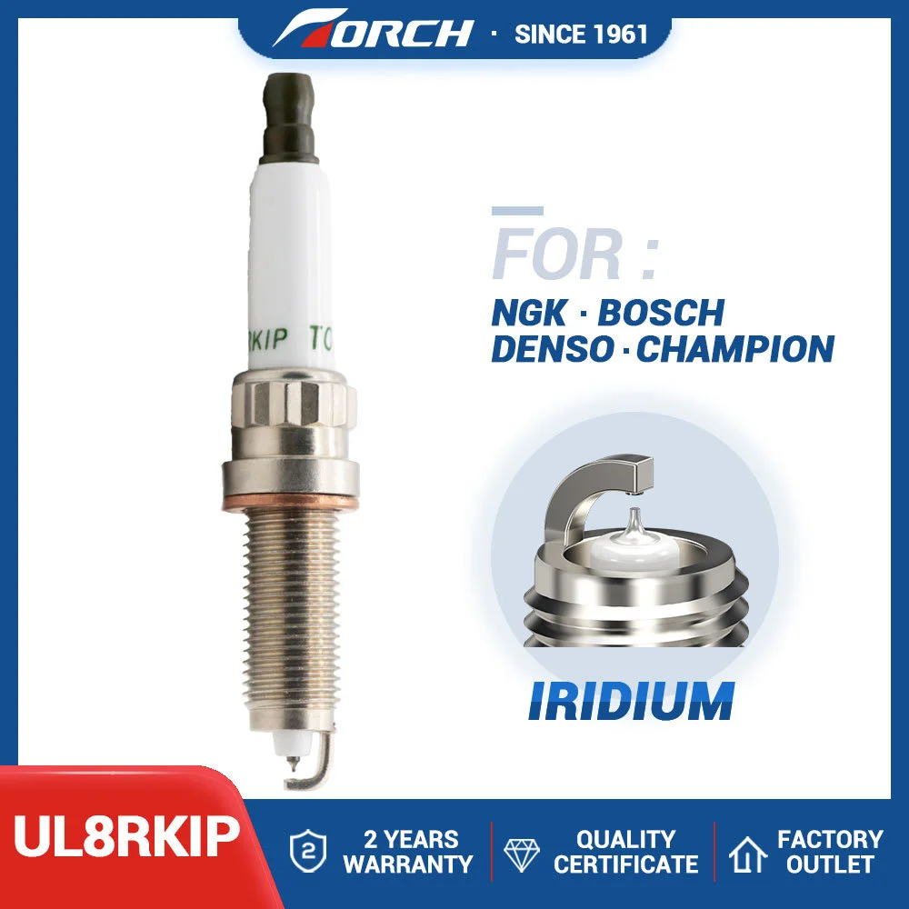 

Original TORCH UL8RKIP Iridium PLATINUM Spark Candle Raplace for Candle SILZKBR8C8S for ZR5TPP339OES Auto Accessories