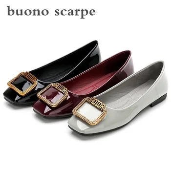 

Wholesale women's shoes shallow mouth flat shoes new comfortable soft bottom square flat with single shoes