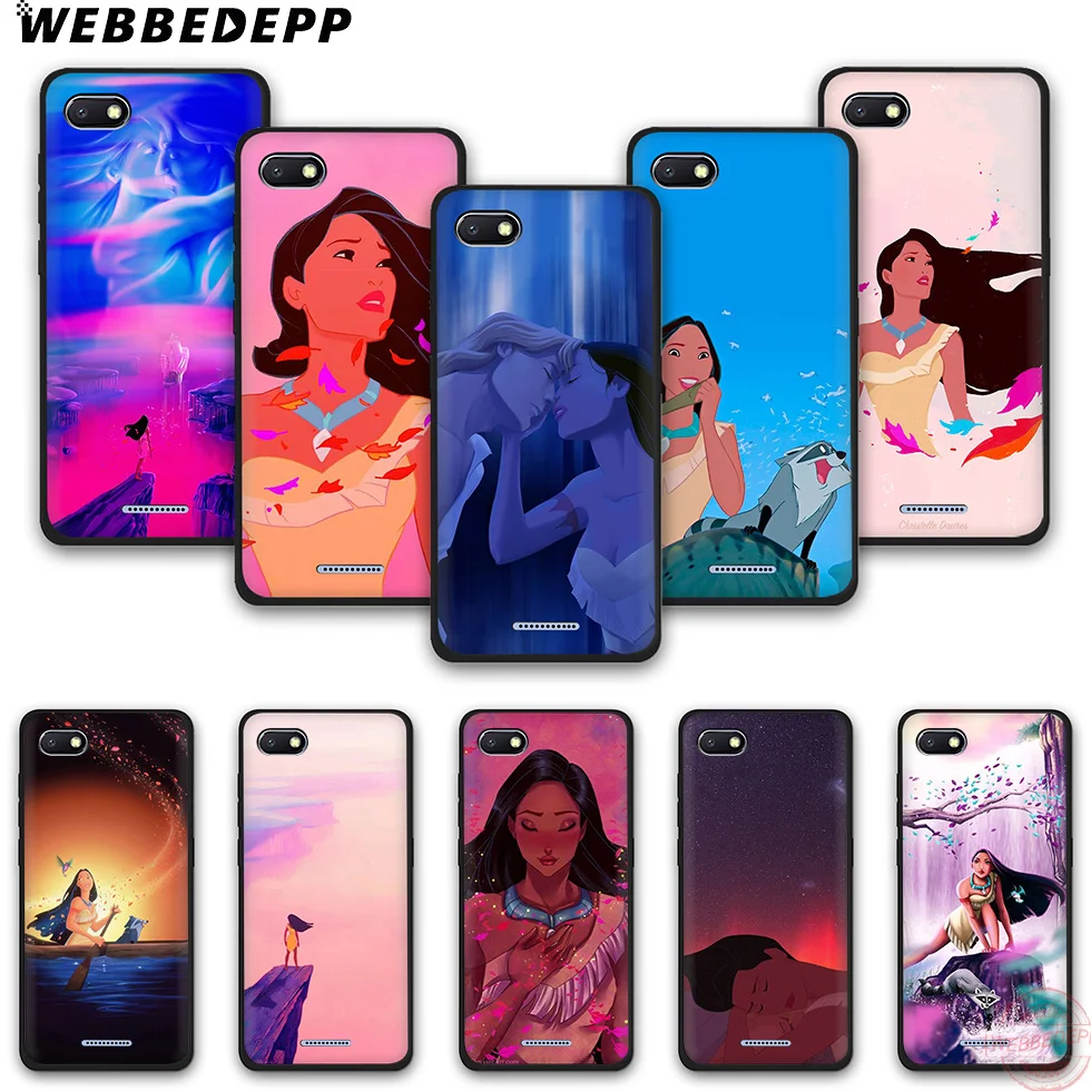 WEBBEDEPP Pocahontas TPU Phone Case for Redmi Note 6Pro 7Pro 4A 4X 5 5A 6A 8A 7 S2 note 8 |