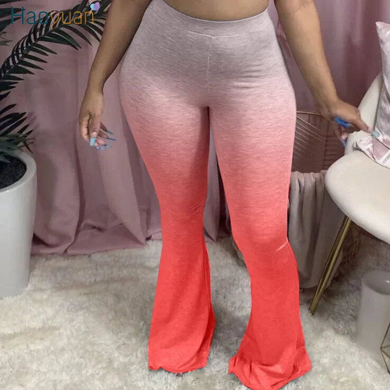 cute bell bottom leggings