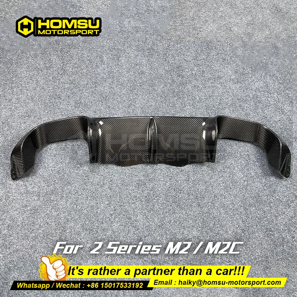 

Real Carbon Fiber Car AC Style Rear Bumper Diffuser For bm w 2 Series F22 M2 M2C in AC style Carbon fiber Rear Bumper Diffuser