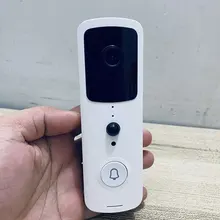 Timbre de puerta inteligente con WiFi, intercomunicador Visual, visión nocturna, IP, inalámbrico, cámara de seguridad para el hogar