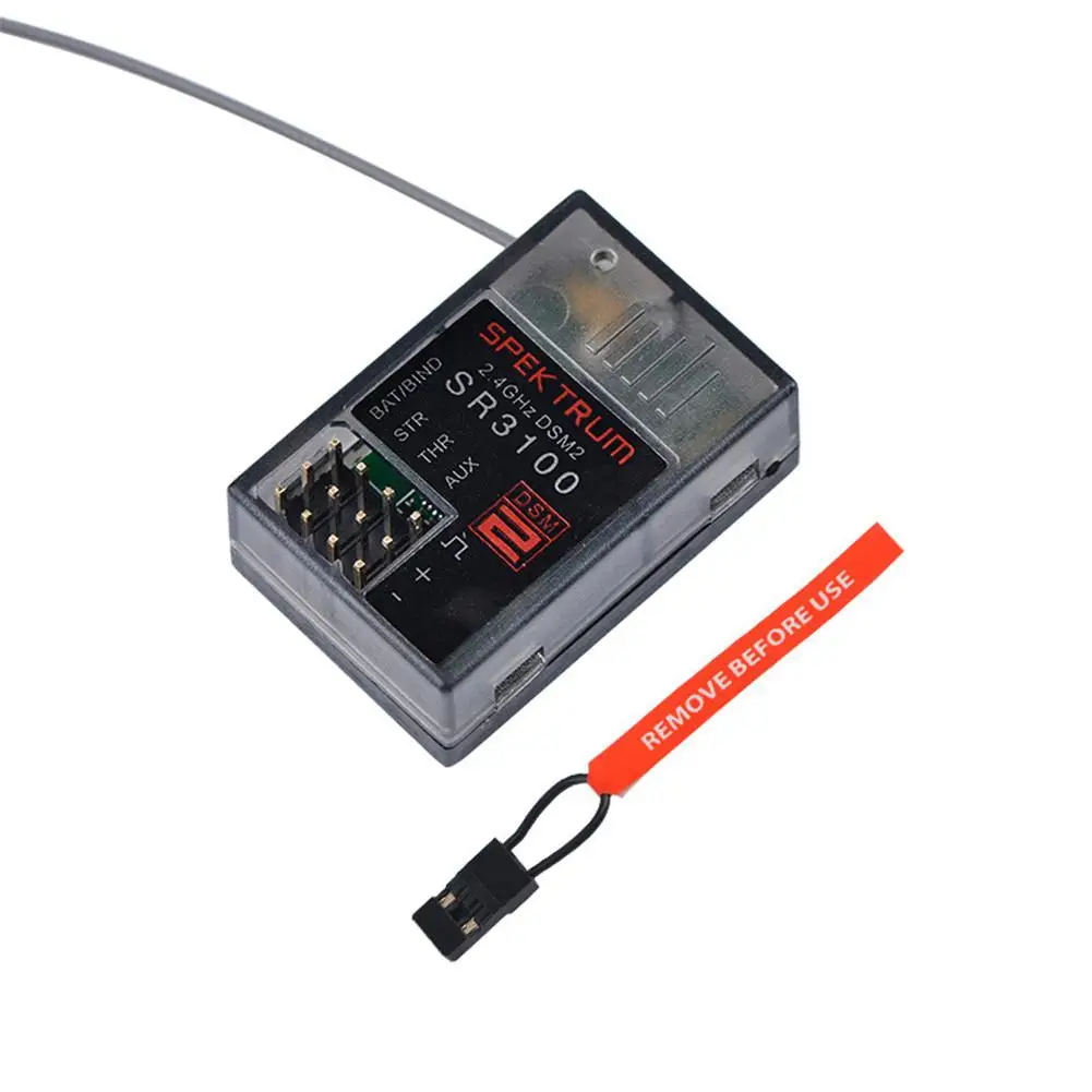 

Spektrum SR3100 DSM2 3 Channel Surface Receiver for RC CAR RC BOAT 2.4GHz