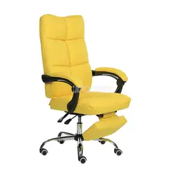 Откидной компьютерный стул с подставкой для ног экологический PU кожаный регулируемый по высоте офисный менеджер вращающийся эргономичный