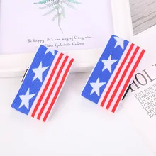 College Style School Games Performance Wrist Strap Children Cool Lettered Elasticity Narrow-Bracer Hip Hop Accessories