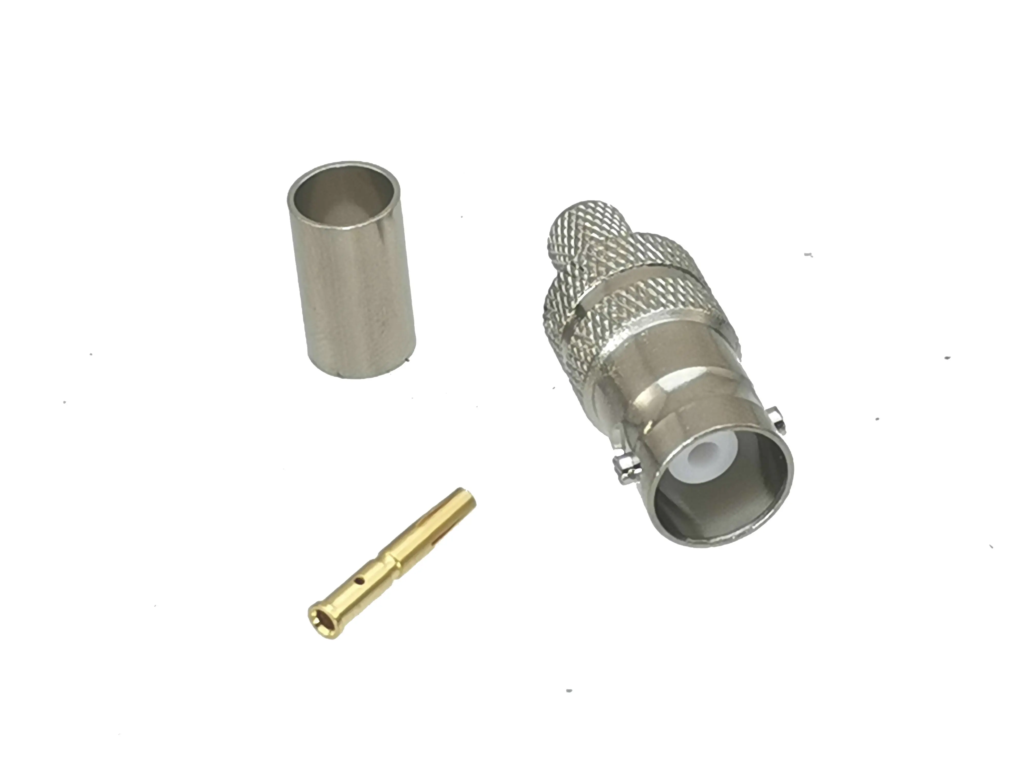 BNC Женский Разъем обжимной для RG8X LMR240 кабельный разъем прямой RG-8X