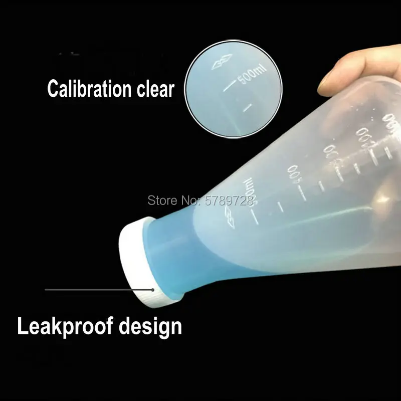 Laboratory Plastic erlenmeyer flask conical container bottle with screw cap capacity 50ml 100ml 250ml 500ml 1000ml
