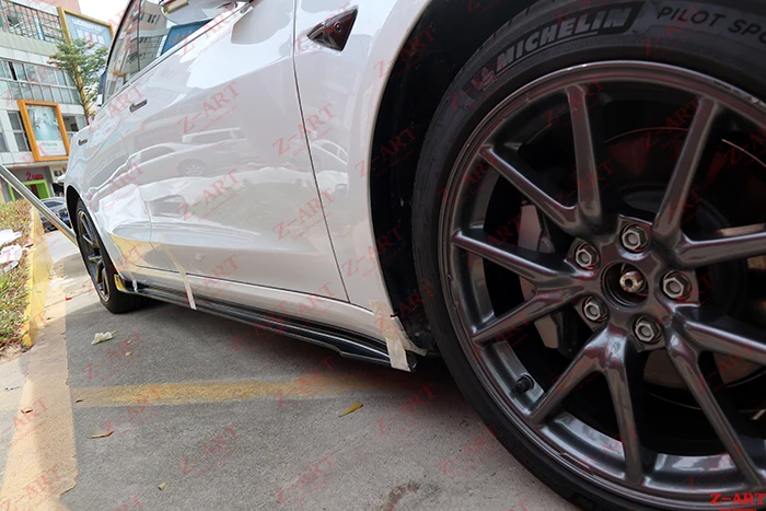 Z-ART для Tesla 3 комплект из углеродного волокна для tesla модель 3 аэродинамический комплект из углеродного волокна для модели 3 комплект для тюнинга из углеродного волокна