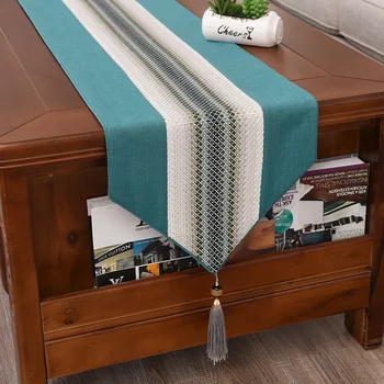 

Waterproof Modern Table Runners Light And Luxurious Cotton & Linen Table Runner Nordic Chemin De Wedding Party Banquet Tablefor.