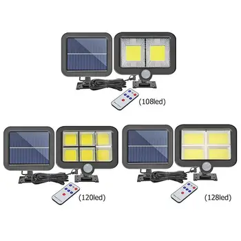 

Spotlight Wall Light Wall Lamp Bright Durable COB Solar Powered Motion Sensor White Energy Saving Outdoor PIR Garden