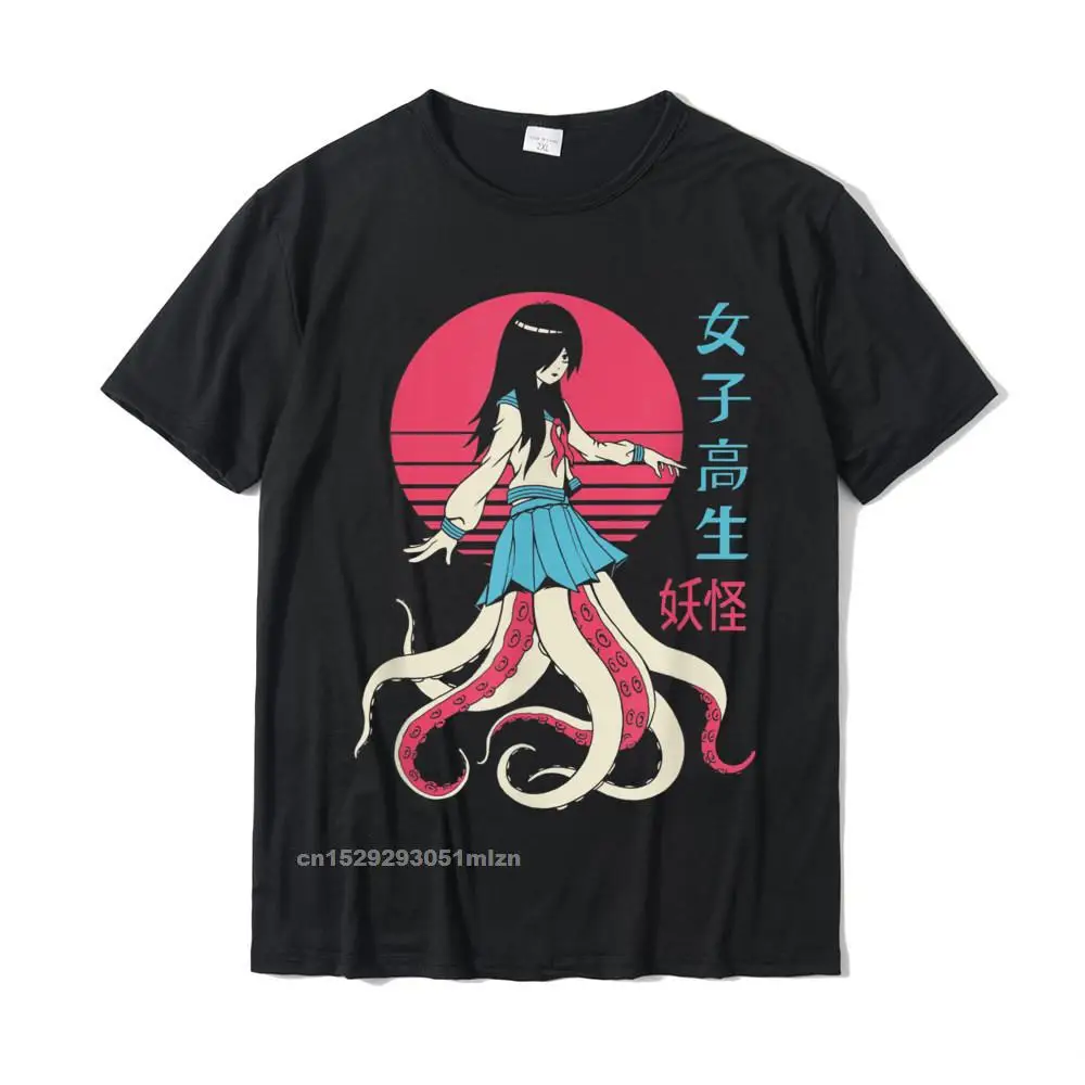Tees Spirit School Girl T-Shirt__3231 Tees Summer Cheap 3D Printed Short Sleeve Cotton Crew Neck Men's T Shirt 3D Printed Spirit School Girl T-Shirt__3231 black