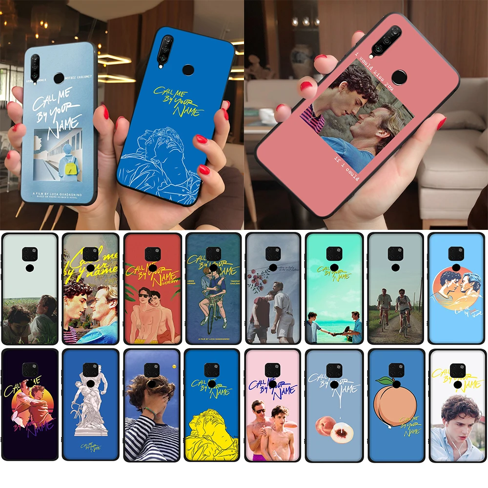 Lavaza Call Me на Ваше имя Мягкий чехол из ТПУ для Huawei Nova 6 7 SE Pro V30 30 P40 Max корпус под