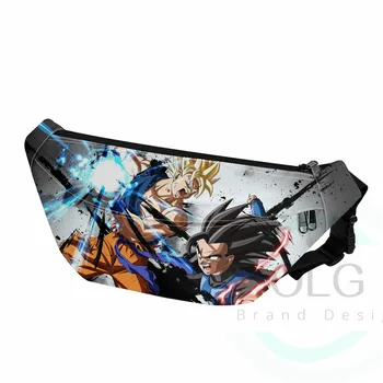 

Custom Dragon Ball Mens Sport Waist Bag Cool Goku Anime Bum Bag Fanny Pack Cartoon Runner Belt Pouch With Phone Pocket Zipper