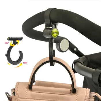 

Baby Stroller Hook Grip Strap Multifunctional 360 Grip Strap Hanger Accessories