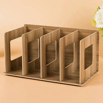 

Office Storage Shelves Organiser Shelving Board Desk Organiser Wooden Storage Boxes Magazine Bookcase for Office Study Room