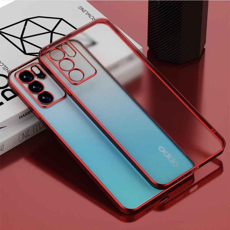 Enhanced Electroplated Silicone Shockproof Transparent Phone Case with Soft TPU Back Cover