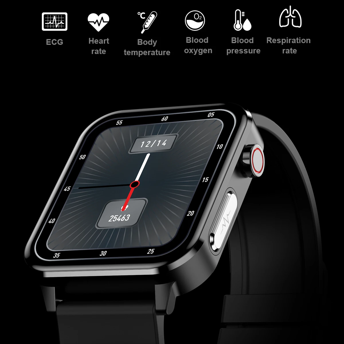 Smart Watch Men ECG SmartWatch Thermometer Heart Rate SpO2 Blood Pressure Fitness Tracker IP68 Waterproof for xiaomi iphone