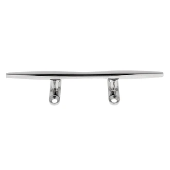 

316 Stainless Steel Marine Boat Yacht Deck Dock Sleek Line Rope Cleat 10"