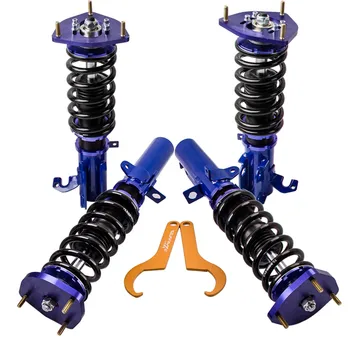 

Coilover Spring Struts For Toyota Corolla 89-99 E90 E100 E110 AE111 Suspension AE90 AE100 AE111 87-00 Front Rear Camber plate