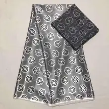 Лучшая цена белая шелковая вощеная ткань Африканская восковая ткань с Африканским принтом Анкара ткань восковая печать ткань 4+ 2 ярдов/партия для вечерние SM30