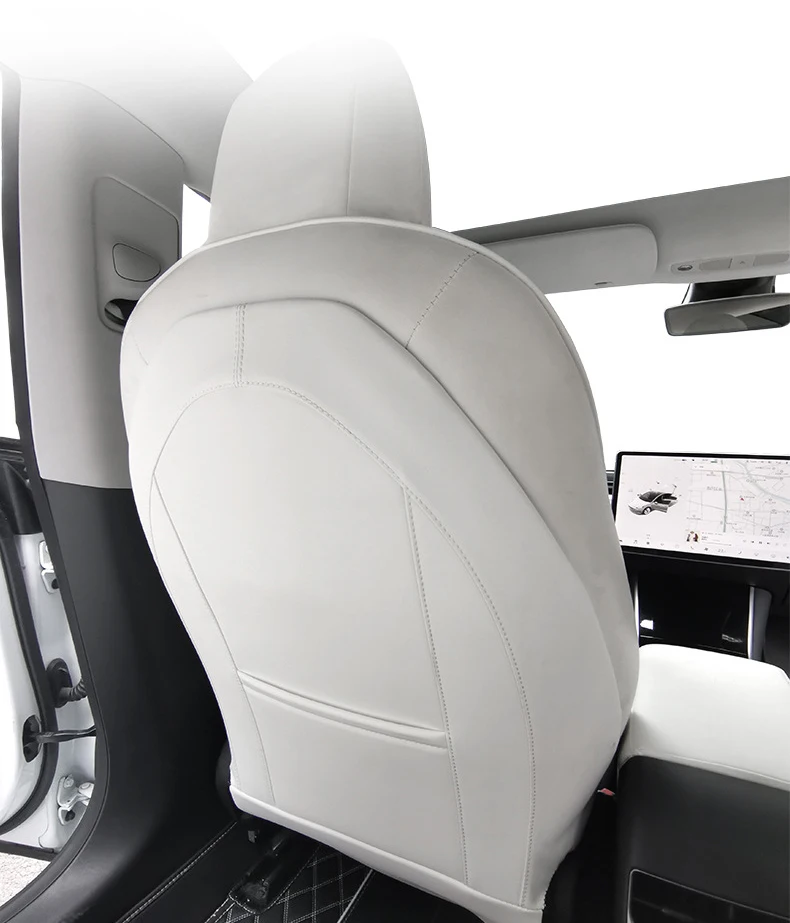 

For Tesla Model Y,S,X,3 Highland 2024 Seat Back Anti-Kick Pads Front Seat Backrest Protector Interior Modify Accessori -Pair/Set