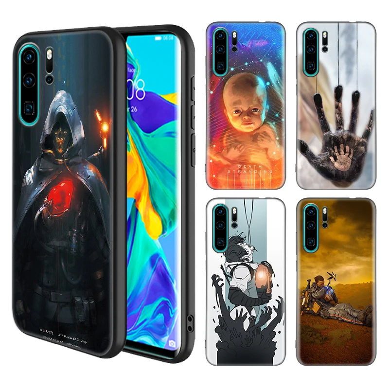 

Silicone Case for Huawei P9 P20 P30 Lite Pro 2017 P Smart Plus Z 2019 Phone Back Shell Fundas Capa Death Stranding