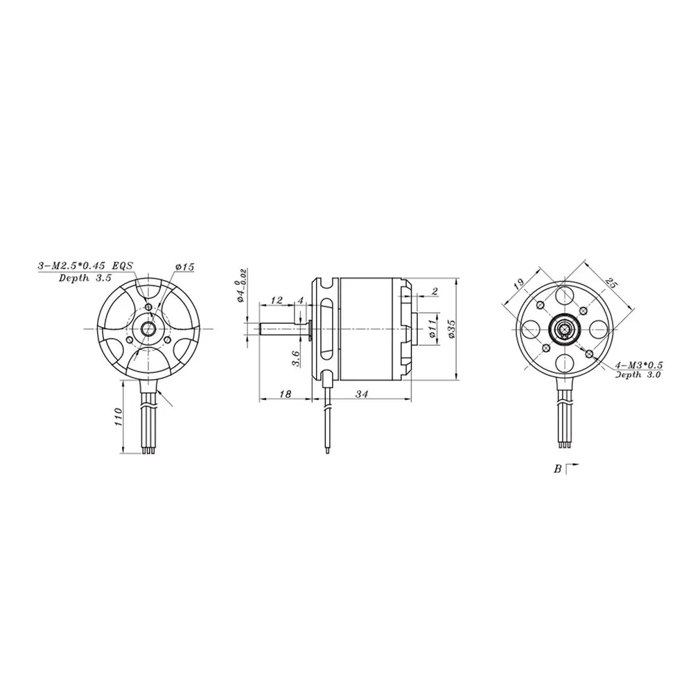SunnySky X2814 X-II 1450KV бесщеточный двигатель высокой мощности RC Дрон Outrunner двигатель для RC моделей Дрон самолет с фиксированным крылом