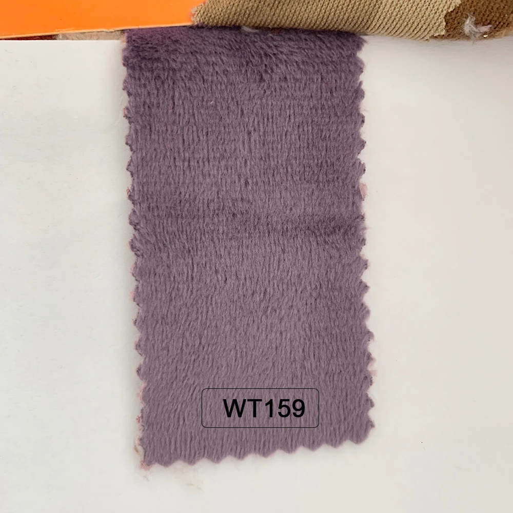 Самый дешевый 1,5 мм ворс 150x80 см плюшевая ткань для игрушек сшивание лоскутов по принципу "сделай сам" Tissus Австралийский метр полиэстер Telas бархатная ткань - Цвет: WT159