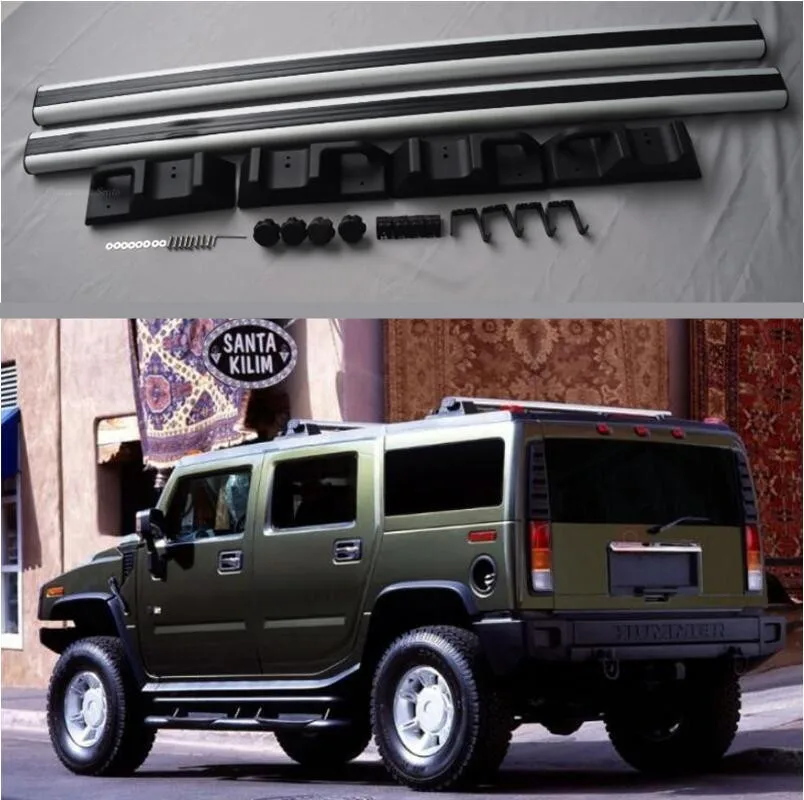 

Roof Racks Fit For Hummer H2 2002 2003 2004 2005 2006 2007 2008 2009 Top Roof Rack Rail Luggage Cross bar Aluminum Alloy