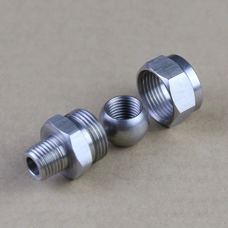 304 stainless steel 155 adjustable ball joint universal quick adapter rotary fan-shaped cone nozzle  3