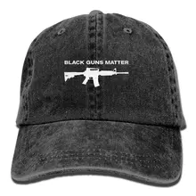 Черные пистолеты материя мыть ретро регулируемые джинсы кепки досуг шляпы для взрослых